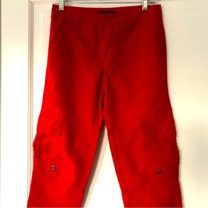 Red Ninth Hall cargo track pants joggers size 3 (small) , very good condition!